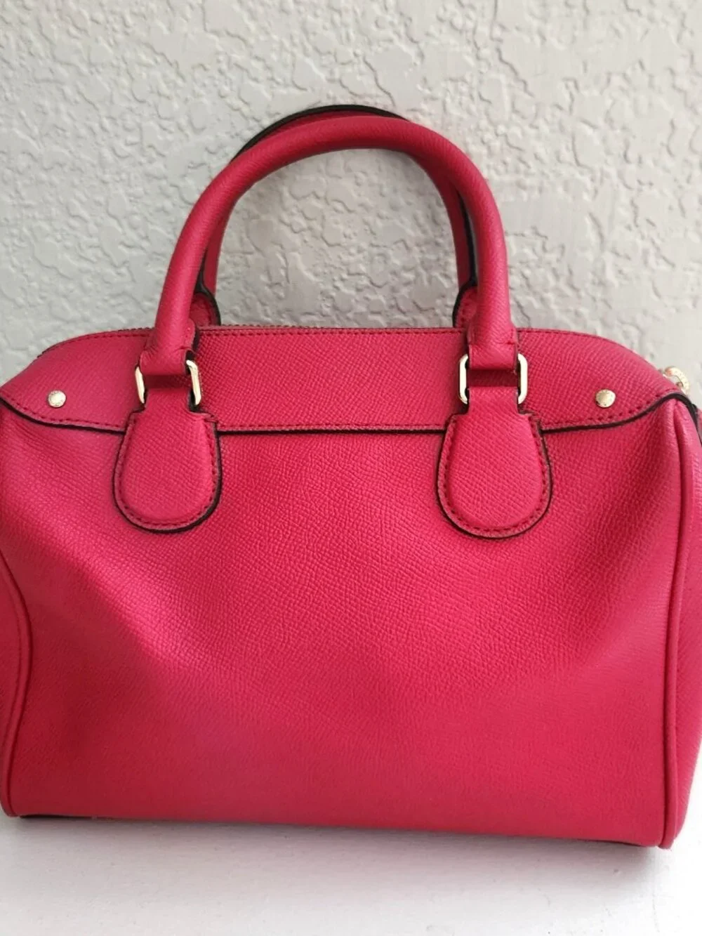 Euc Coach Mini Bennett Red Crossbody Bag Purse
